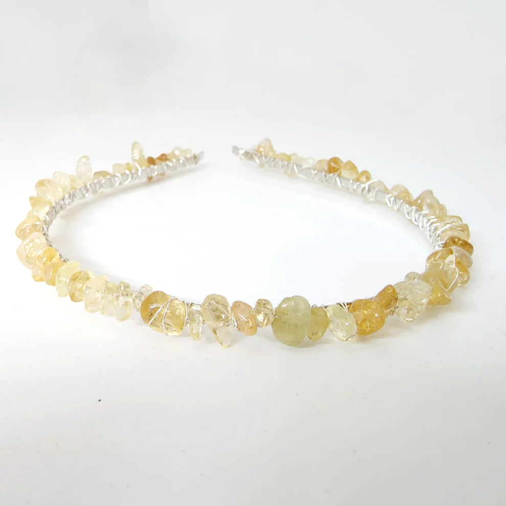Citrine Gemstone Headband