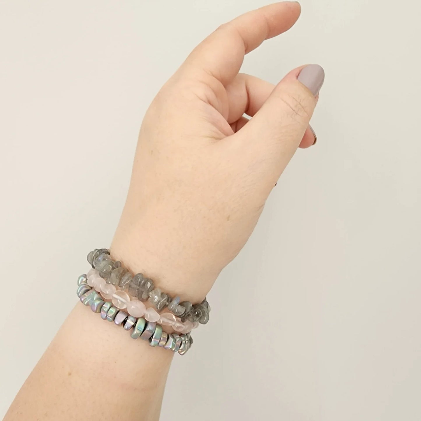 Labradorite Chip Bracelet