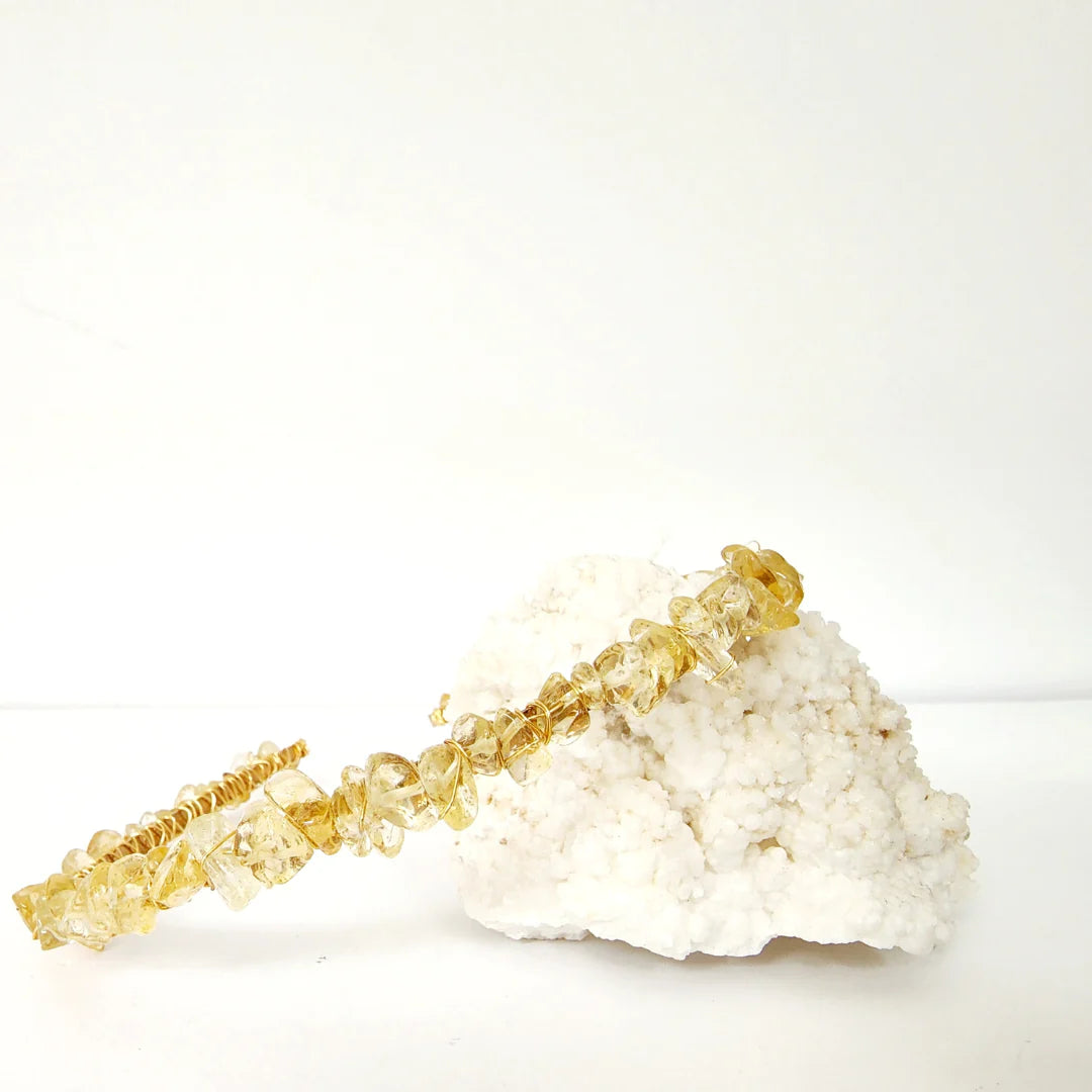 Citrine Gemstone Headband