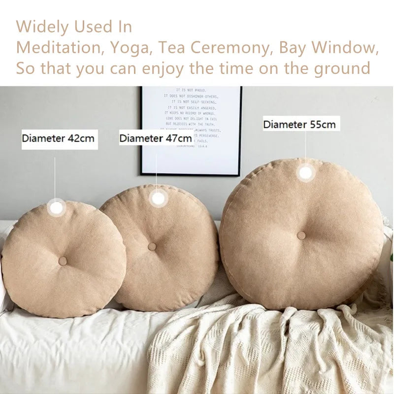 Round Circle Cushions (3 x sizes)