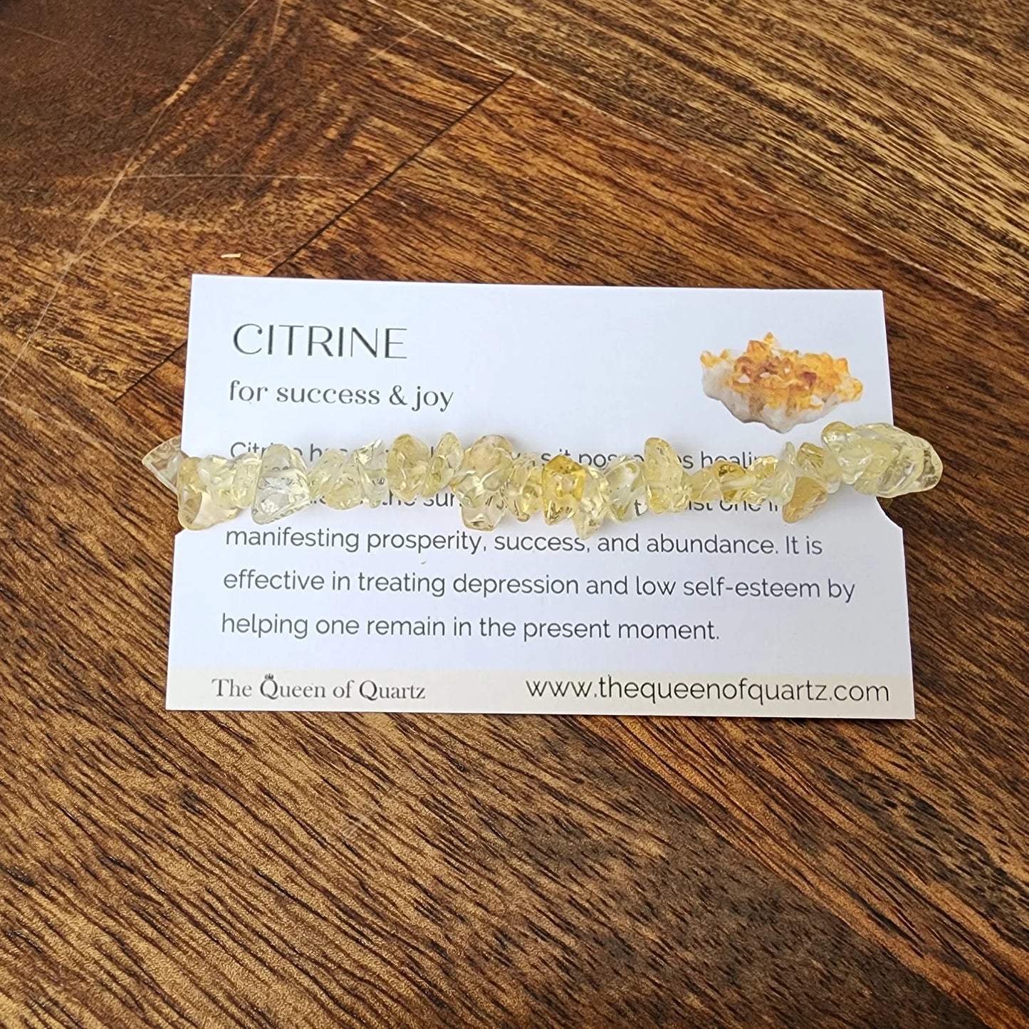 Citrine Chip Bracelet